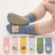 Baby Socks Cotton Non-slip Trampoline Socks Infants Floor Socks Cartoon Toddler Socks