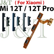 Power Volume Side Button Flex Cable For Xiaomi Mi 12T / 12T Pro Keys on off volume up down button Ri