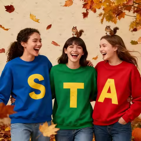 Alvin And The Chipmunks 2025 S.A.T Halloween Sweatshirts Sportswear Women Hoody Alvin Chipmunk Hallo