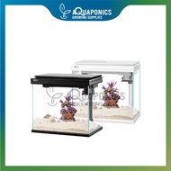 YEE YBL Mini Aquarium Set Ultra White 4K Glass Complete Set Desktop Small Fish Tank 33L White/Black (38 x 25 x 35cm)