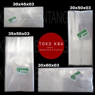 Tjemara Gunung PP plastic bag 30x45x03, 30x50x03, 30x60x03, 35x50x03