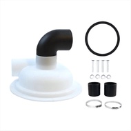 Cyclone Filter Woodworking Dust Collector with Elbow DIY Chipboard Cyclone Separator Lid Constructio