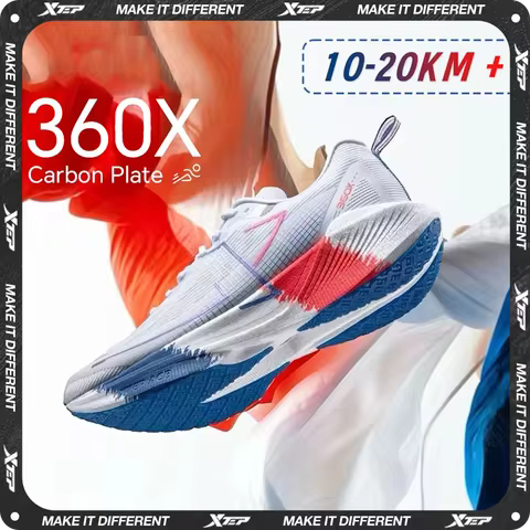 Xtep 360X Professional Running shoes Men's Carbon Plate Marathon PB Sport Shoe Lightweight ETPU Mate