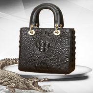 Wanita beg buaya baru beg lady dior beg wanita mewah klasik beg messenger sebelah bahu mudah alih SI