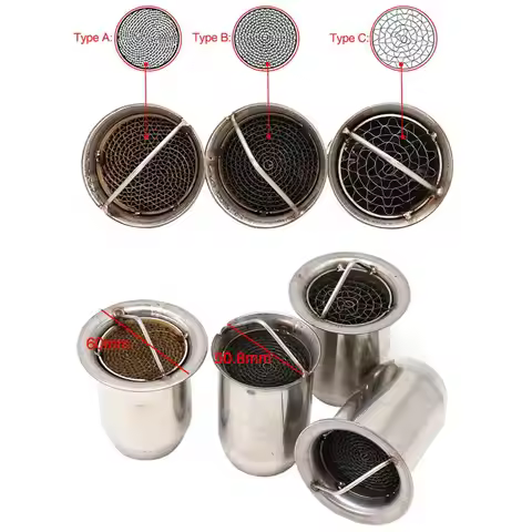 Motorcycle Exhaust Pipe Noise Reduction Plug 51/60mm DB Killer Silencer For Kawasaki For Suzuki For 