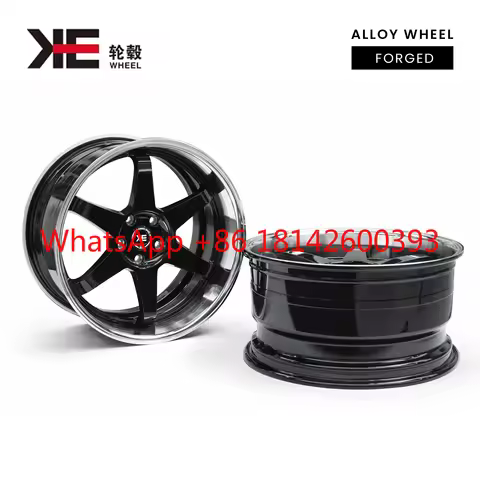 Forged In Stock Polished Black Wheel 5x120 Te37 5x112 18 19 20 Inches Deep Dish Concave Racing Volk 