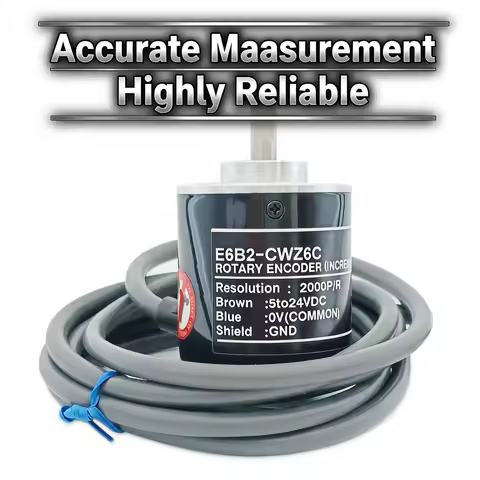 40MM OD E6B2-CWZ6C CWZ1X CWZ5B CWZ5G CWZ3E DC5-24V Magneto Electric Incremental Rotary Encoder 1000 