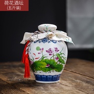 Bình Rượu Rỗng Bằng Gốm Cảnh Đức Trấn Kín Để Ngâm Rượu 1 Liang 3 Liang 5 Liang Sử Dụng Tại Nhà Nồi R