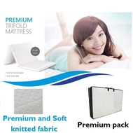Premium 3" tri fold single mattress - soft and comfort fabric