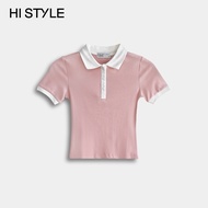 HI STYLE Women Short Sleeve Polo - Pink - FVG610379 / Baju Lengan Pendek - Merah Jambu