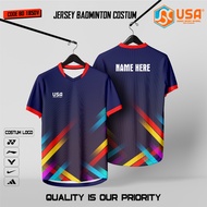 BADMINTON JERSEY FUTSAL/ FULL PRINTING BD185 MEN AND WOMEN COSTUME