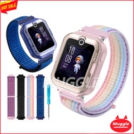 replacement for Huawei watch Kids 4 Pro Huawei watch Kids 4 Pro strap watch strap rainbow-colored braided nylon strap,