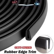 CHAMPIONO Edge Trim Strip, Black U Shape Door Edge Strip,  Rubber Edge Protector Doors