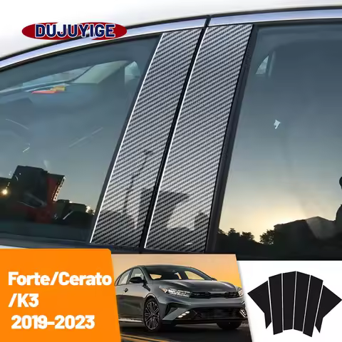 For Kia Forte Cerato K3 2019-2023 2020 2021 2022 Carbon Fiber Window Door Column Deal B C Pillar Pos