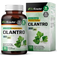 Cilantro Supplement - Cilantro Capsules - Rich Source of Antioxidants - Natural Cleansing & Detox - 