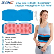 ZJKC Red Light Therapy Pad 450pcs Chips 940nm+850nm+660nm for Aches and Pains
