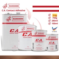 DANSON CA Contact Adhesive 3KG Dunlop Gam Formica Glue Gam Kuning Dunlop Gam Kasut Gam Karpet / 鞋子胶水