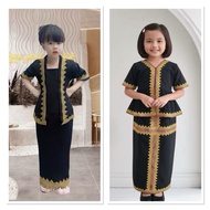 SET BAJU DAN SKIRT TRADISI KADAZAN DUSUN KANAK2 SABAHAN BORNEO READY