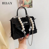 IELGY Túi Đeo Chéo Dây Xích Vuông Kelly Thời Trang Cho Nữ