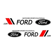 1 Cặp Thân Xe Gờ Bên Chống Nước Nhãn Dán Vinyl Cho Ford Focus Mk2 Mk3 Fiesta Ranger Mondeo S-MAX Kug