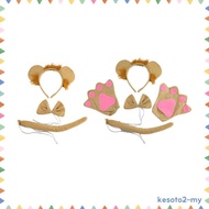 [Kesoto2] Kids Lion Costume Set Animal Fancy Costume Hair Hoop Cute Headband Lion Costumes