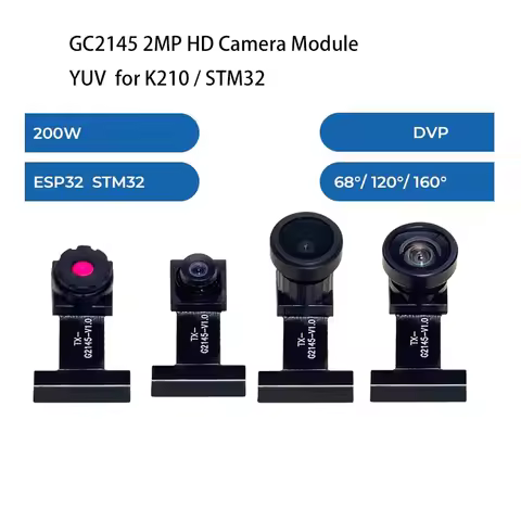 GC2145 New Camera Module, 2MP, YUV Output, DVP Interface, Compatible with K210 MCU and ESP32 Develop