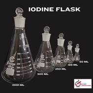 ERLENMEYER FLASK WITH GLASS STOPPER CORDIAL
