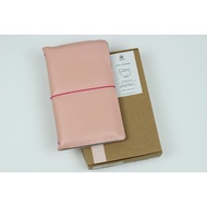 Leather Journal Cover Personal Carol Pink