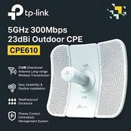 TP-LINK CPE610 Outdoor CPE 5GHz 300Mbps Long Range 23dBi Antenna for point to point