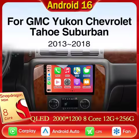 For Chevrolet Silverado 2 GMT901 2007-2013 Android 16 For Chevrolet Tahoe 3 GMT900 2006-2014 For GMC