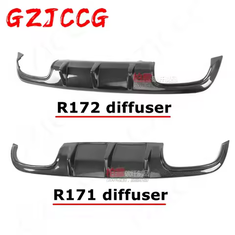(Only suitable for the AMG version) Spoiler Diffuser Cover For Benz SLK Class R171 R172 SLK200 SLK25