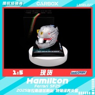 [CarBox] LookSmart 1: 5 F1 Rider Helmet Model Ferrari Hamilton Las Vegas