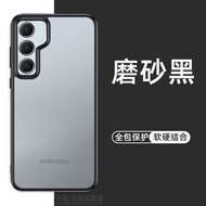 เคสโทรศัพท์ซิลิโคนใสป้องกันการตกหล่นสำหรับ Samsung Galaxy A55 5G รุ่นใหม่ A54 A53 ป้องกันรอยนิ้วมือ