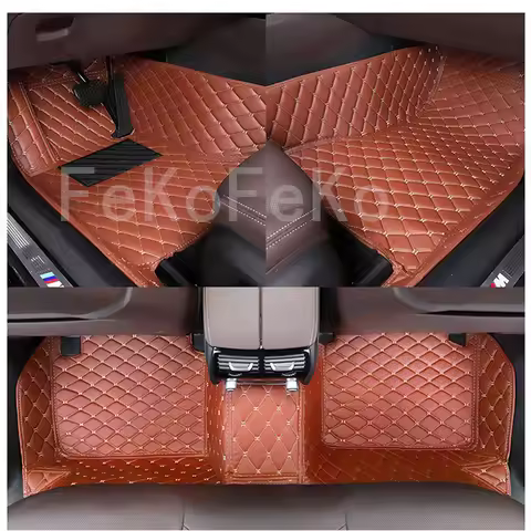 Custom Car Floor Mats For KIA EV5 EV6 Sonet Soul Pegas Auto Carpets Foot Coche Accessories