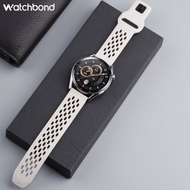 สายนาฬิกาผ้าฝ้ายระบายอากาศแบบยืดหยุ่นสำหรับ Huawei Watch GT5 GT2Pro Watch4 pro Watch3Pro New Sport H