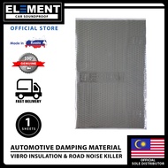 Element Car Soundproof, 1 Sheets Per Pack, 2.0mm Vibration Damping Material, Size of 50cmX75cm Per S