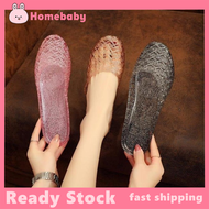 Women Crystal Jelly Slippers Women Shoes Home Indoor Outdoor Non-slip Female Flat Sandals