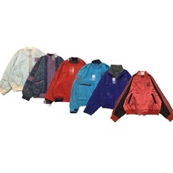 Vintage Loose European American Style Punk Machine Motorcycle Uniform Rock Label Contrast Color Autu