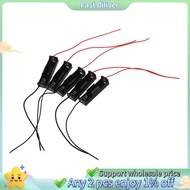 5pcs 15.2cm Wire Pipe Plastic 1 x 1.5V AAA Battery Storage Case Holder Black