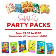 [SG SELLER] Children Kids Birthday Gift Set Goodie Bag Party Pack Party Gift Children's Day Birthday - Min. 5 Bags