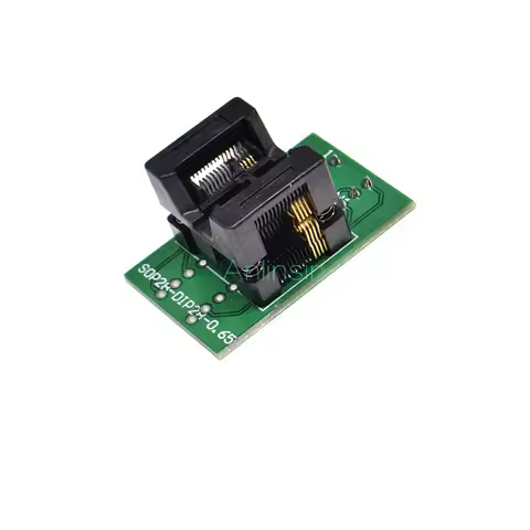 1PCS SSOP8 TSSOP8 TO DIP8 programmer adapter socket TSSOP TO DIP CONVERTER test chip IC FOR 0.65MM P