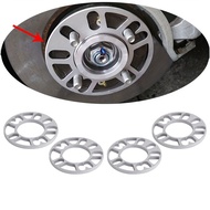 4ชิ้นยูนิเวอร์แซลคาร์ลูมินัม3มม. 5มม. 8มม. 10มม. แผ่นรองล้อแผ่นลิ่มบุรอง4 5แกนสำหรับ4X100 4X114.3 5X