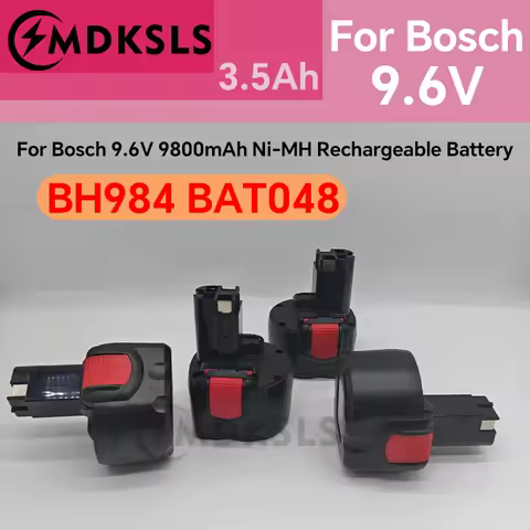 2026 New BAT048 for Bosch 9.6V 3500mAh Ni-MH Rechargeable Battery Power Tools Battery for Bosch PSR