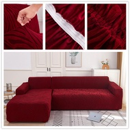 Universal Thickened Elastic Sofa Cover Regular L Shape Stretchable 1/2/3/4 Seat Premium