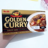 S&B Golden Curry Sauce Mix Hot (Spicy) 220g Japanese Curry Sauce/