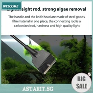 Aquarium Fish Tank Algae Scraper Blades Aquatic Water Live Grass Cleaner