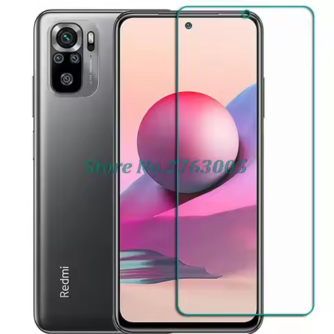 Tempered Glass For Xiaomi Redmi Note 10 4G 10S 6.43" M2101K7AI, M2101K7AG M2101K7BI Protective Film 