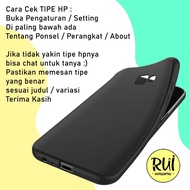 Case Hitam Realme C11 2021 Black Matte Softcase Polos Slim Silikon Hp