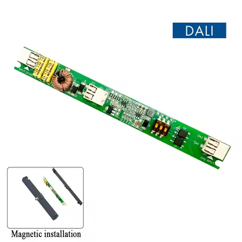 DALI Constant Current LED Driver 21W 28W Dimmable Magnetic Installation Track Lighting Power Supply 