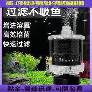魚缸過濾制氧壹體機免插電增氧過濾器三合壹小型氧氣泵壹體水族缸